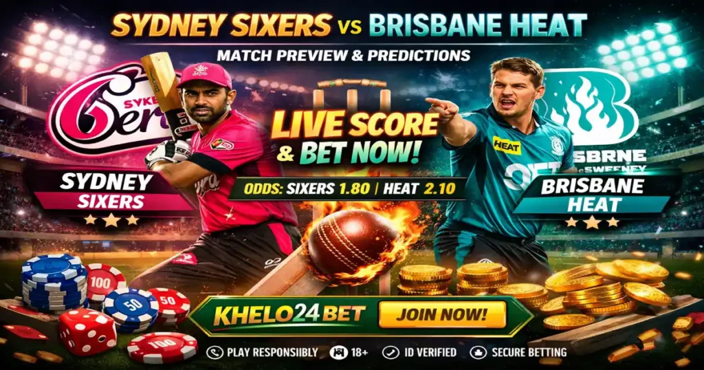 Sydney Sixers vs Brisbane Heat