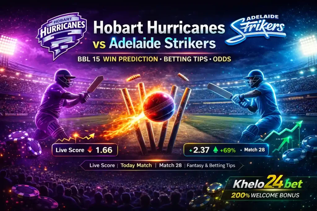 Hobart Hurricanes vs Adelaide Strikers