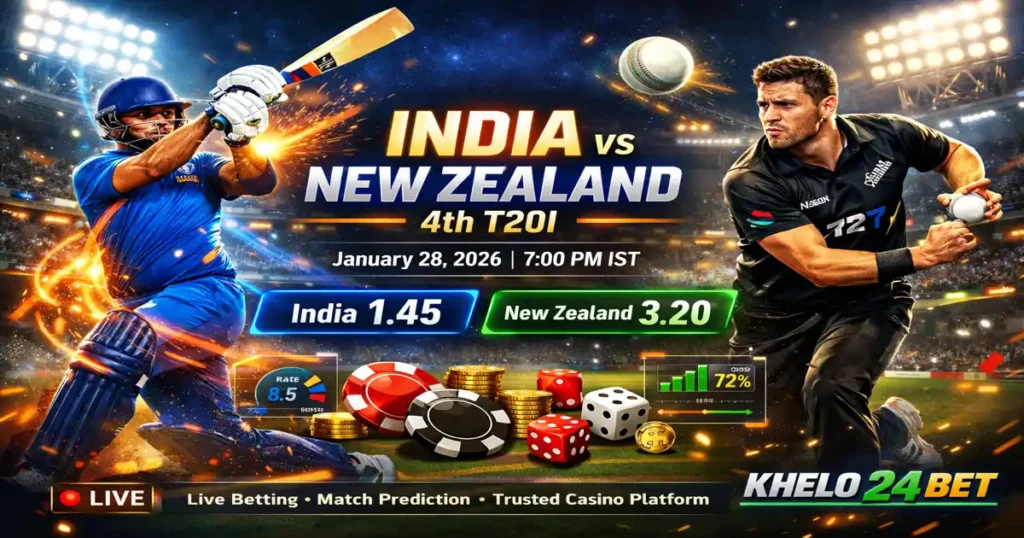 India vs New Zealand (4th T20I)