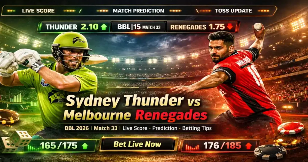 Sydney Thunder vs Melbourne Renegades